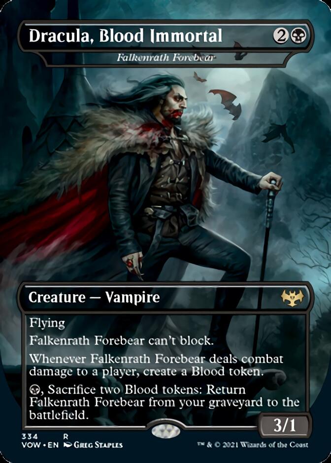 Falkenrath Forebear - Dracula, Blood Immortal [Innistrad: Crimson Vow] | Good Games Modbury