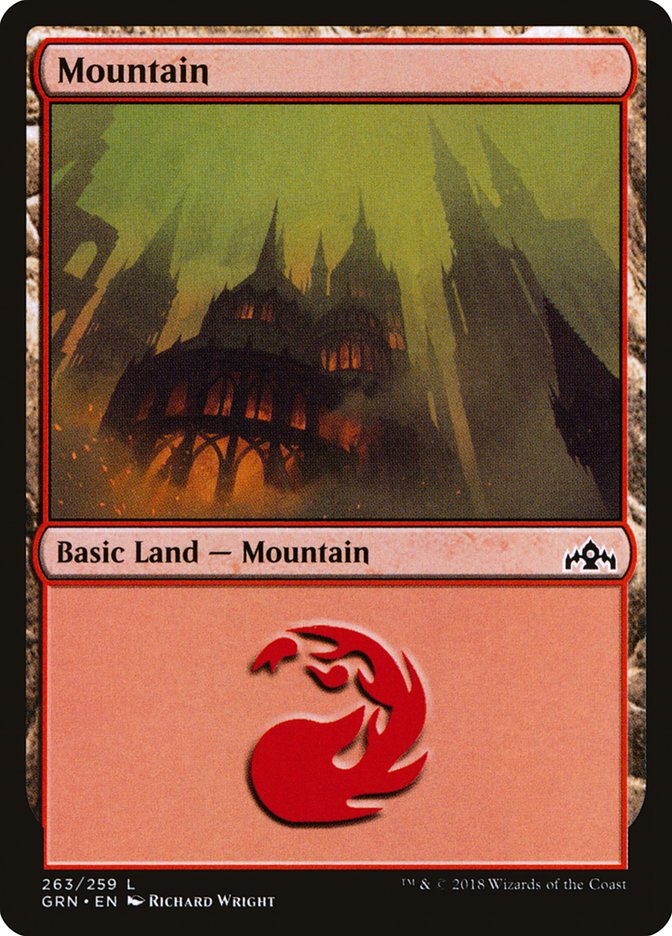 Mountain (263) [Guilds of Ravnica] | Good Games Modbury