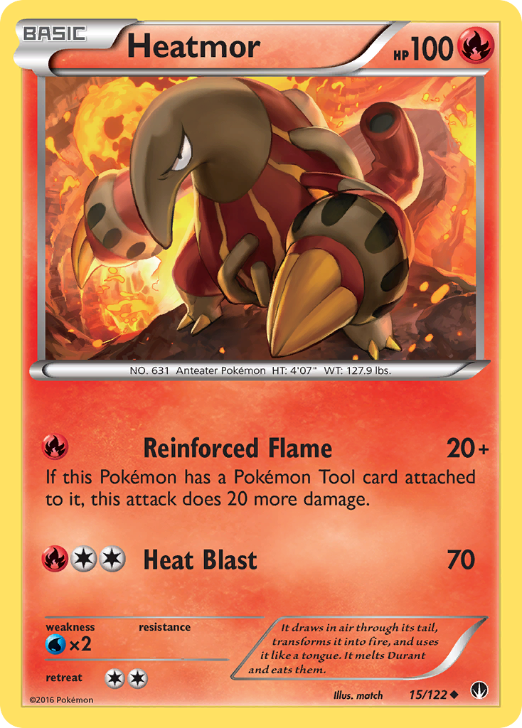 Heatmor (15/122) [XY: BREAKpoint] | Good Games Modbury