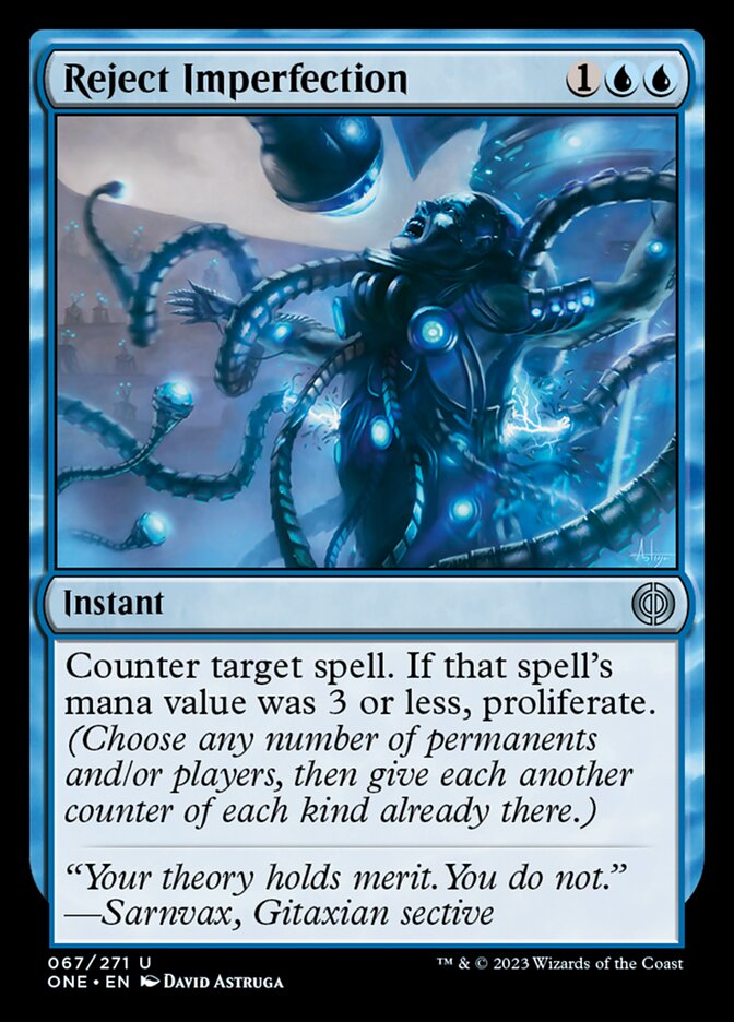 Reject Imperfection [Phyrexia: All Will Be One] | Good Games Modbury