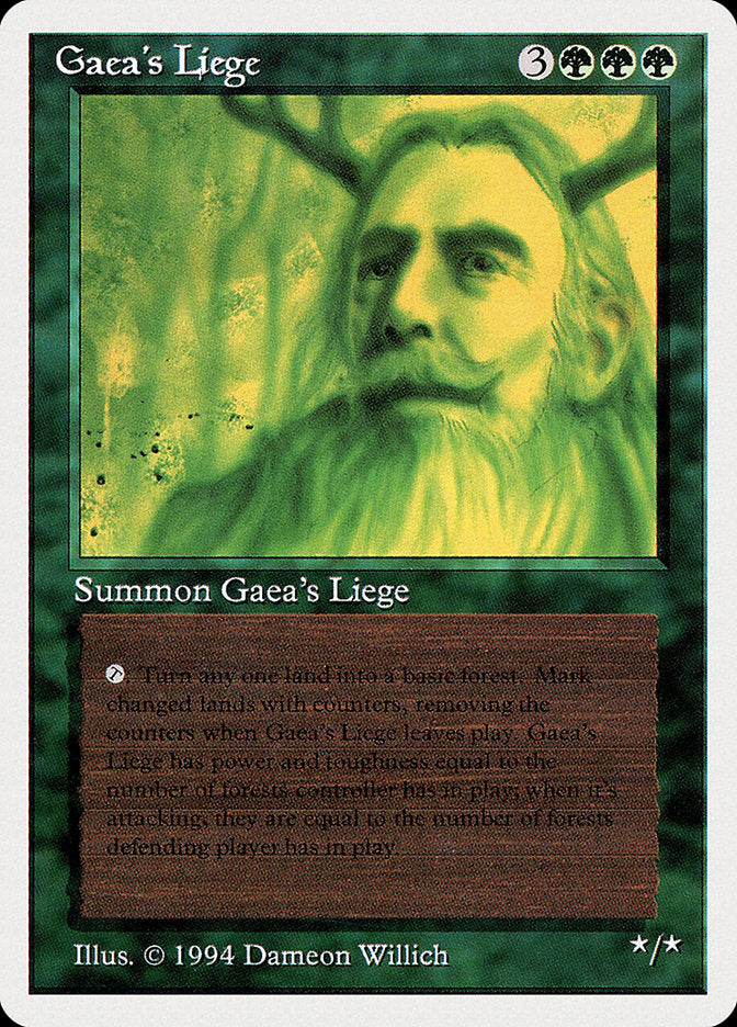 Gaea's Liege [Summer Magic / Edgar] | Good Games Modbury