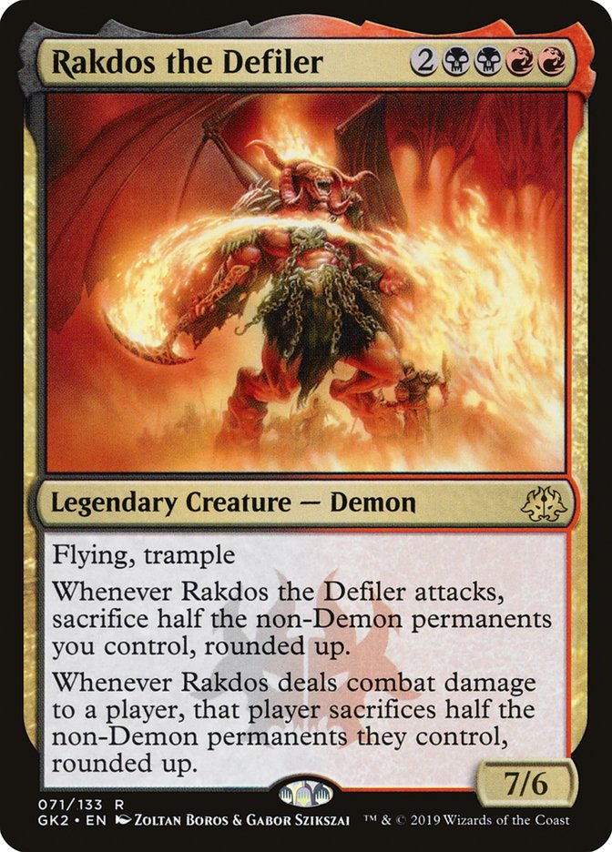 Rakdos the Defiler [Ravnica Allegiance Guild Kit] | Good Games Modbury