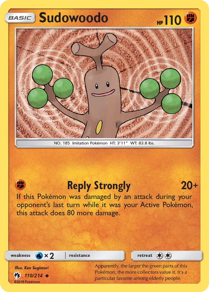 Sudowoodo (110/214) [Sun & Moon: Lost Thunder] | Good Games Modbury