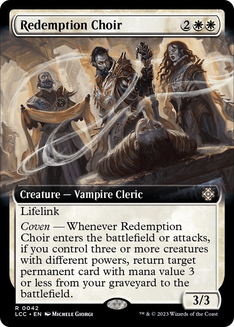 Redemption Choir (Extended Art) [The Lost Caverns of Ixalan Commander] | Good Games Modbury