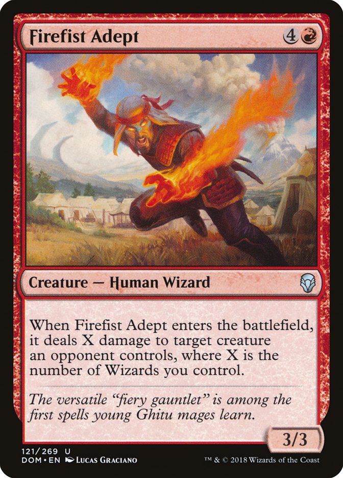 Firefist Adept [Dominaria] | Good Games Modbury