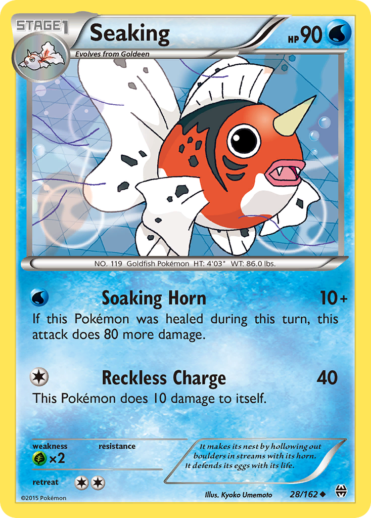 Seaking (28/162) [XY: BREAKthrough] | Good Games Modbury