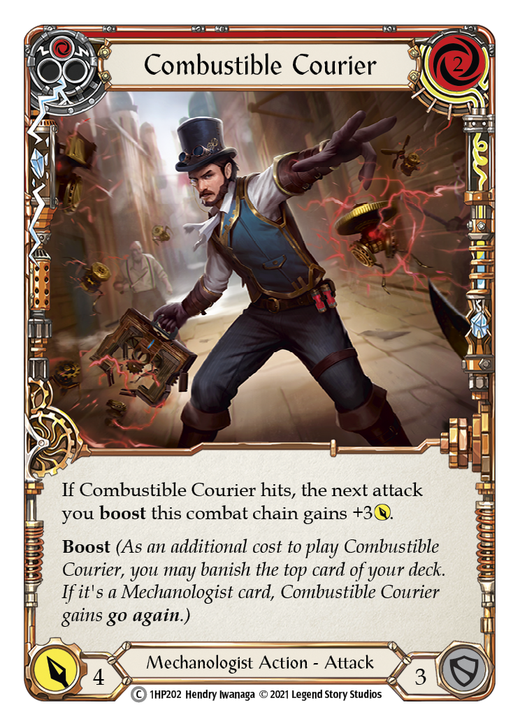 Combustible Courier (Red) [1HP202] (History Pack 1) | Good Games Modbury