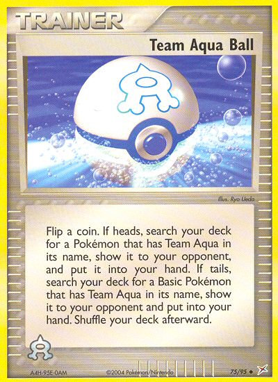 Team Aqua Ball (75/95) [EX: Team Magma vs Team Aqua] | Good Games Modbury