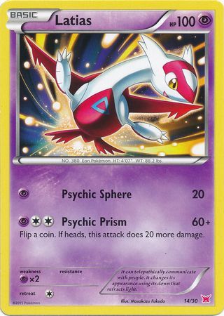 Latias (14/30) [XY: Trainer Kit 2 - Latias] | Good Games Modbury