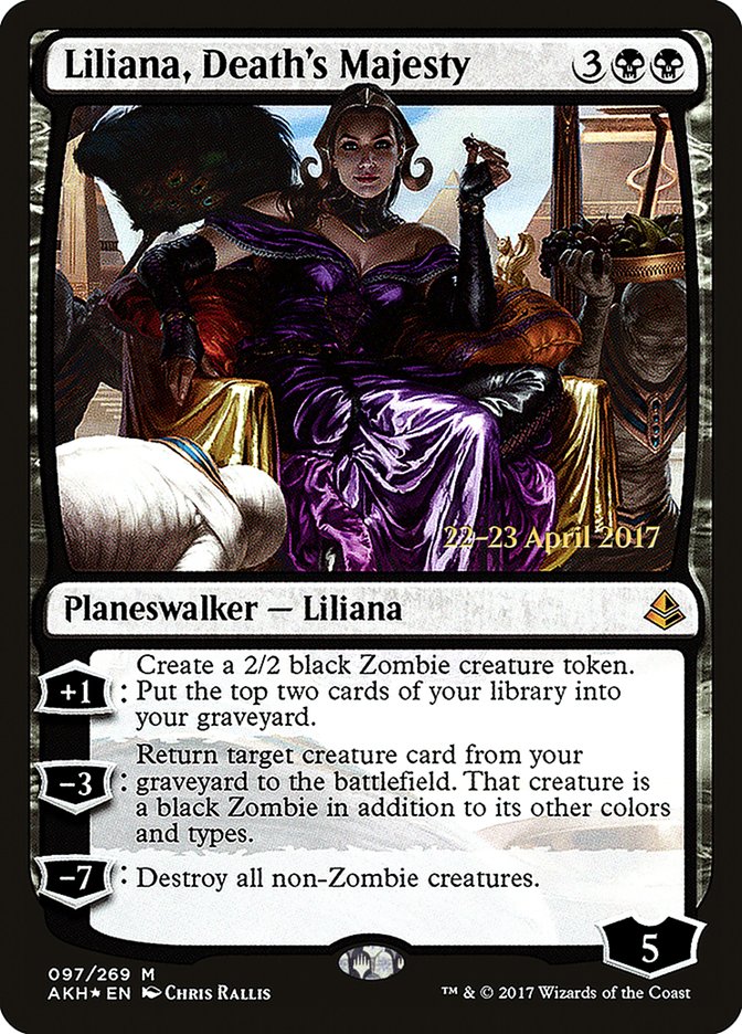 Liliana, Death's Majesty [Amonkhet Prerelease Promos] | Good Games Modbury