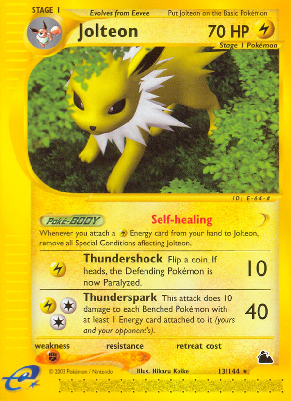 Jolteon (13/144) [Skyridge] | Good Games Modbury