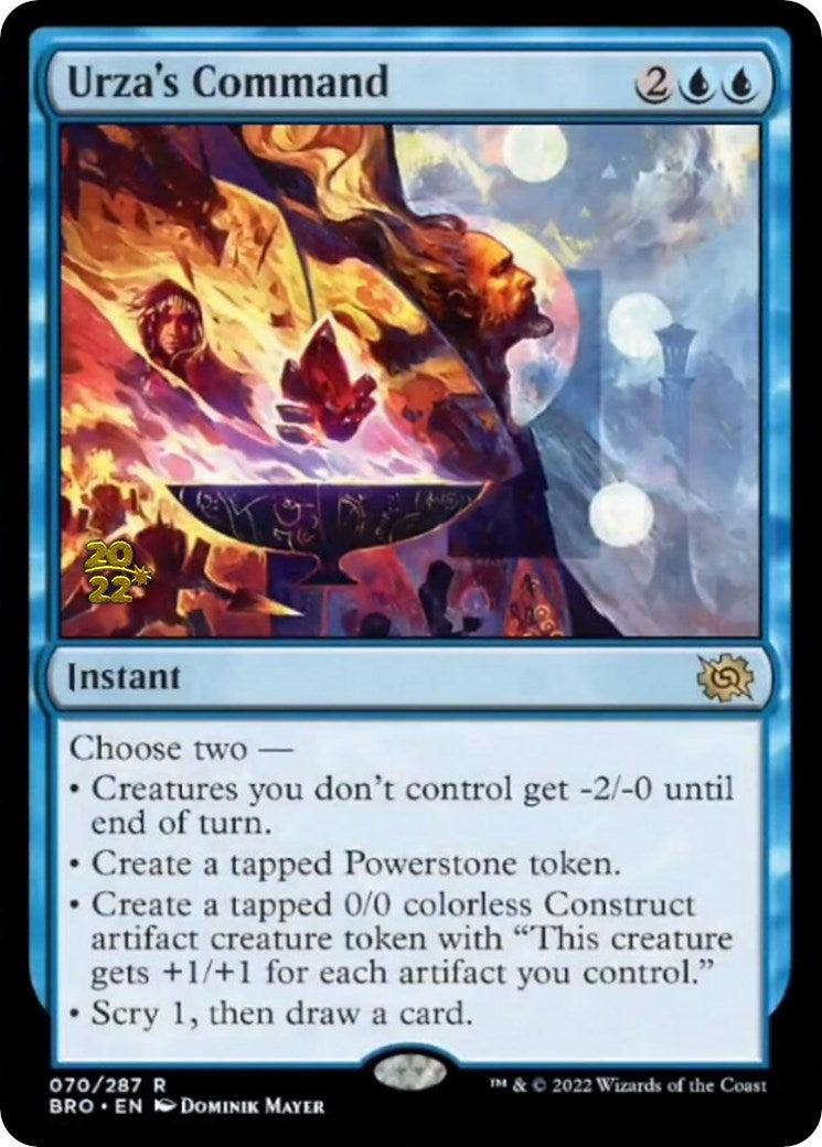 Urza's Command [The Brothers' War: Prerelease Promos] | Good Games Modbury