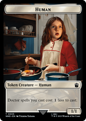 Human (0005) // Alien Insect Double-Sided Token [Doctor Who Tokens] | Good Games Modbury