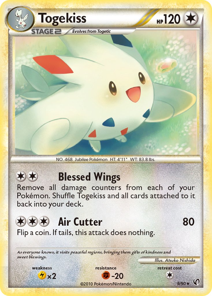 Togekiss (9/90) (Theme Deck Exclusive) [HeartGold & SoulSilver: Undaunted] | Good Games Modbury