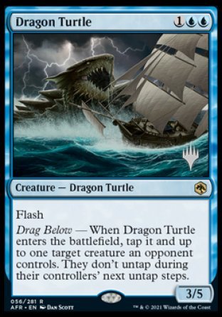 Dragon Turtle (Promo Pack) [Dungeons & Dragons: Adventures in the Forgotten Realms Promos] | Good Games Modbury