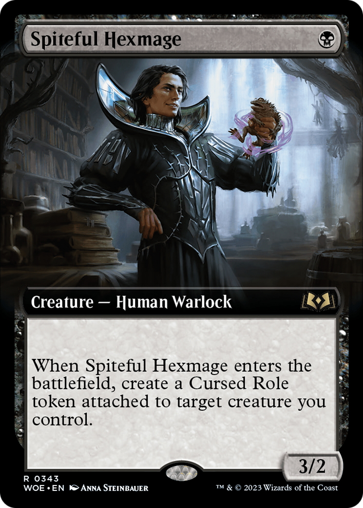 Spiteful Hexmage (Extended Art) [Wilds of Eldraine] | Good Games Modbury