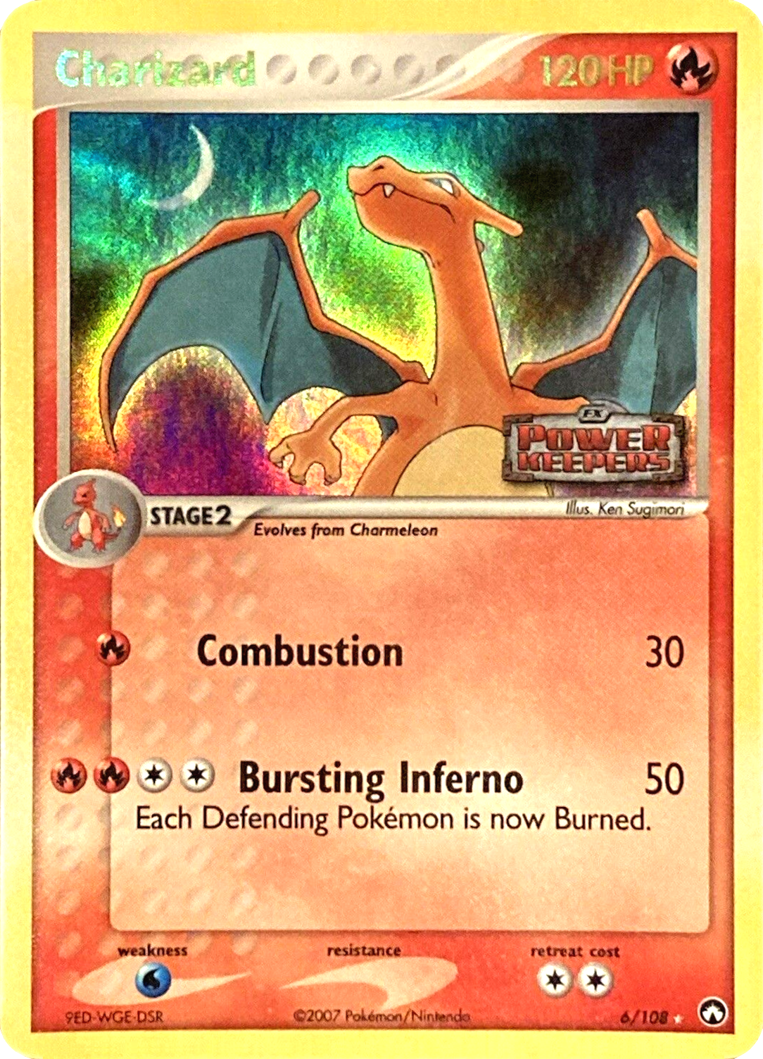Charizard (6/108) (Stamped) [EX: Power Keepers] | Good Games Modbury