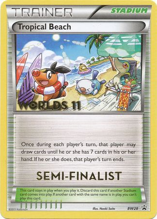 Tropical Beach (BW28) (Semi Finalist) [Black & White: Black Star Promos] | Good Games Modbury