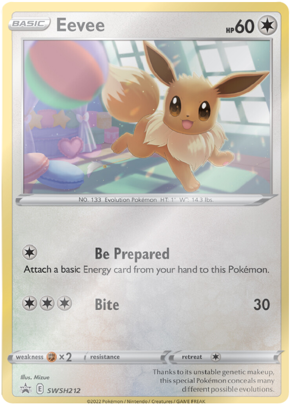 Eevee (SWSH212) [Sword & Shield: Black Star Promos] | Good Games Modbury