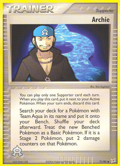 Archie (71/95) [EX: Team Magma vs Team Aqua] | Good Games Modbury