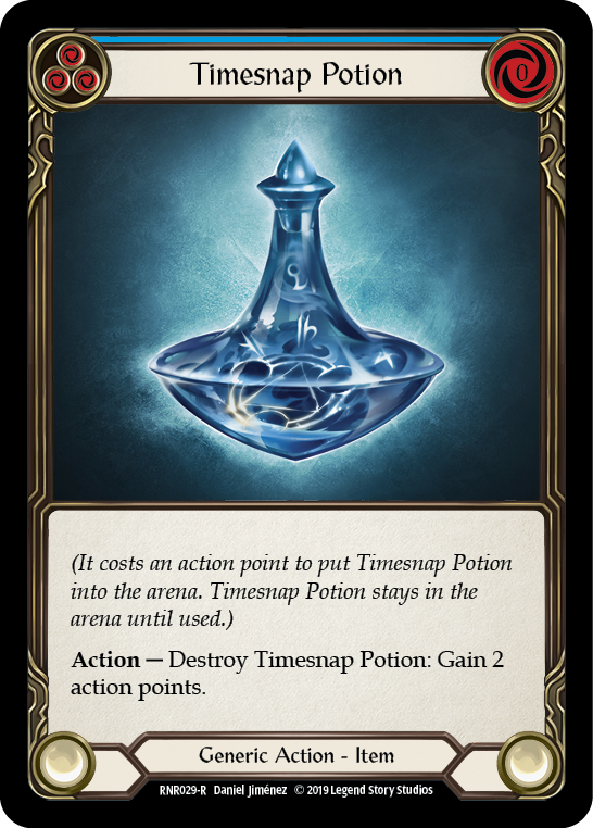 Timesnap Potion [RNR029-R] (Rhinar Hero Deck)  1st Edition Normal | Good Games Modbury