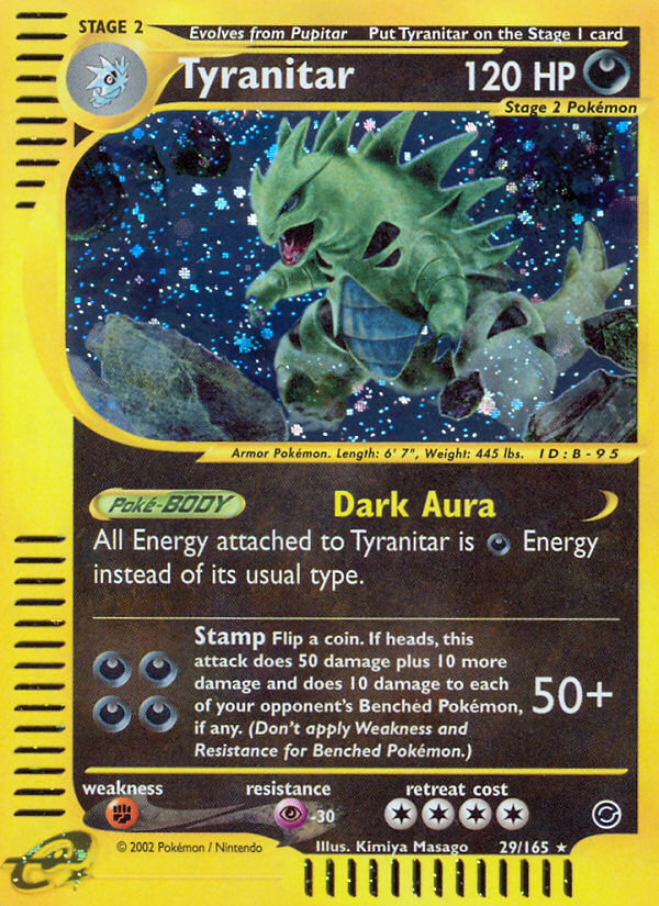 Tyranitar (29/165) [Expedition: Base Set] | Good Games Modbury