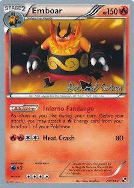 Emboar (20/114) (Twinboar - David Cohen) [World Championships 2011] | Good Games Modbury