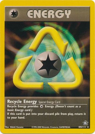 Recycle Energy (105/111) [Neo Genesis Unlimited] | Good Games Modbury