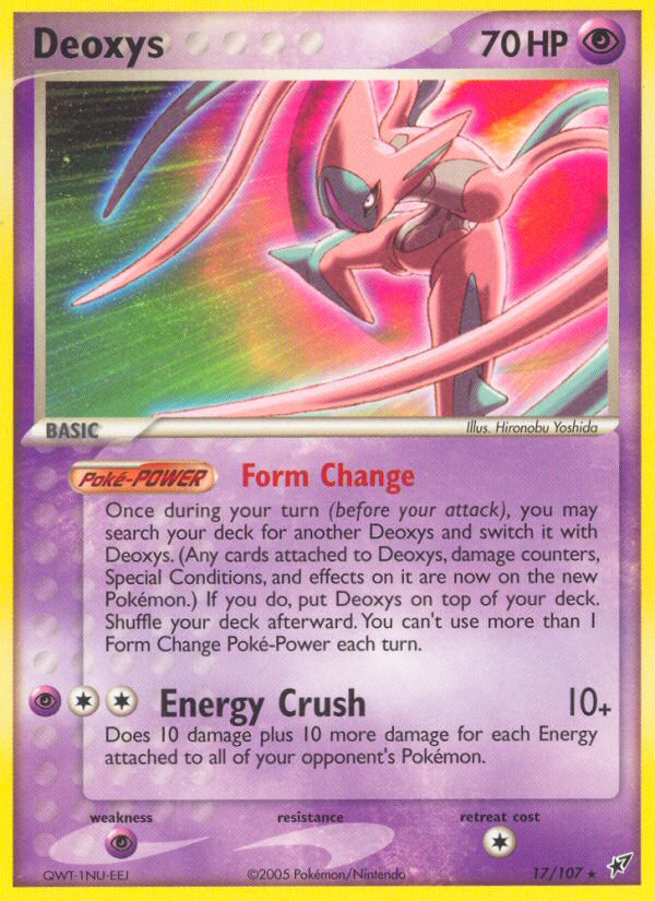 Deoxys (17/107) [EX: Deoxys] | Good Games Modbury