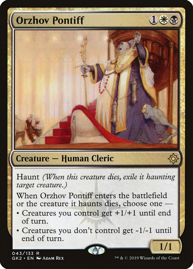 Orzhov Pontiff [Ravnica Allegiance Guild Kit] | Good Games Modbury