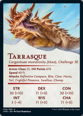 Tarrasque Art Card [Dungeons & Dragons: Adventures in the Forgotten Realms Art Series] | Good Games Modbury