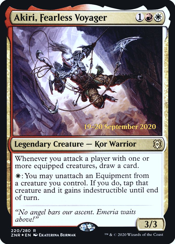 Akiri, Fearless Voyager [Zendikar Rising Prerelease Promos] | Good Games Modbury