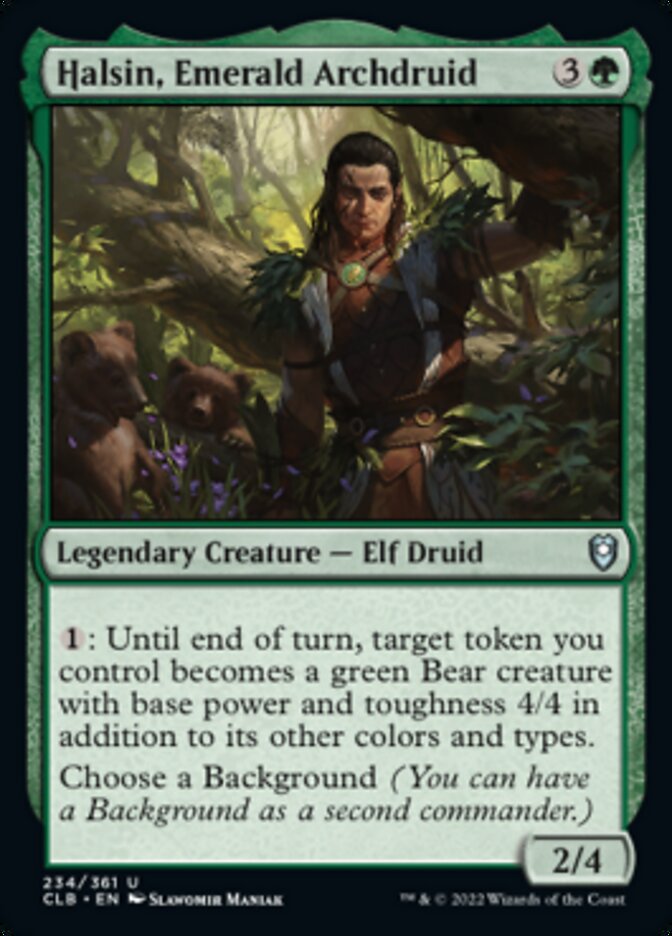 Halsin, Emerald Archdruid [Commander Legends: Battle for Baldur's Gate] | Good Games Modbury