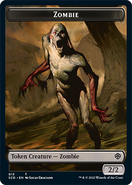 Ogre // Zombie Double-Sided Token [Starter Commander Decks] | Good Games Modbury