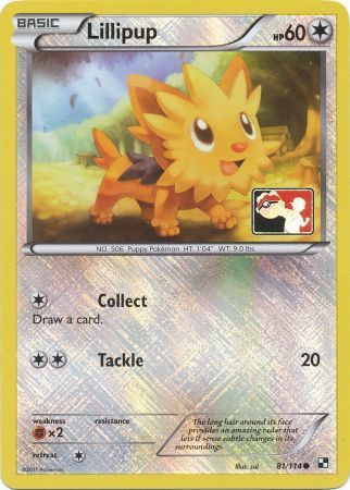 Lillipup (81/114) (League Promo) [Black & White: Base Set] | Good Games Modbury