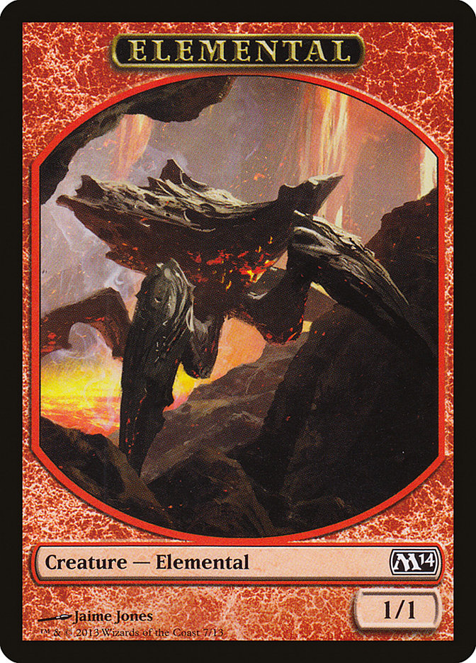 Elemental Token (7/13) [Magic 2014 Tokens] | Good Games Modbury