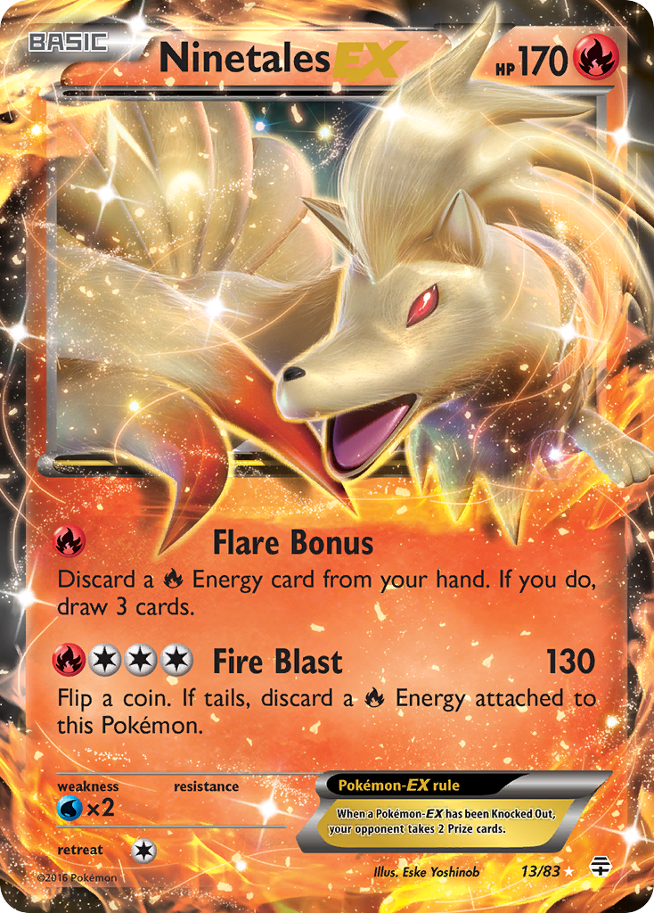 Ninetales EX (13/83) [XY: Generations] | Good Games Modbury