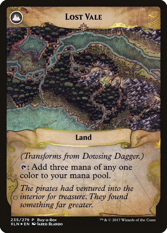 Dowsing Dagger // Lost Vale (Buy-A-Box) [Ixalan Treasure Chest] | Good Games Modbury