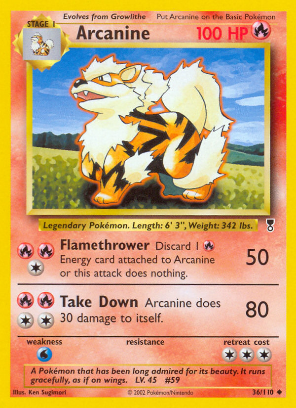 Arcanine (36/110) [Legendary Collection] | Good Games Modbury