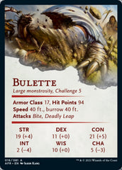 Bulette Art Card (Gold-Stamped Signature) [Dungeons & Dragons: Adventures in the Forgotten Realms Art Series] | Good Games Modbury