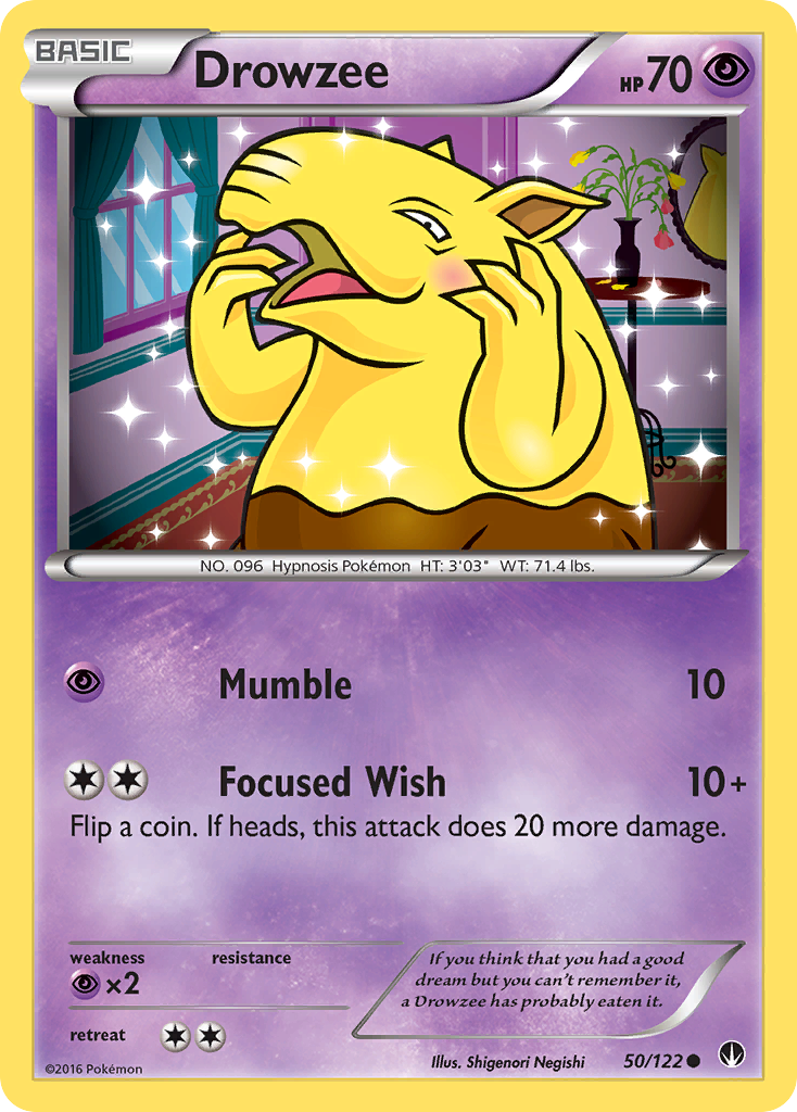 Drowzee (50/122) [XY: BREAKpoint] | Good Games Modbury