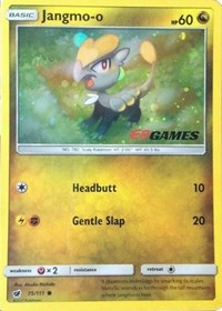 Jangmo-o (75/111) (Cosmos Holo) (EB Games Promo) [Sun & Moon: Crimson Invasion] | Good Games Modbury