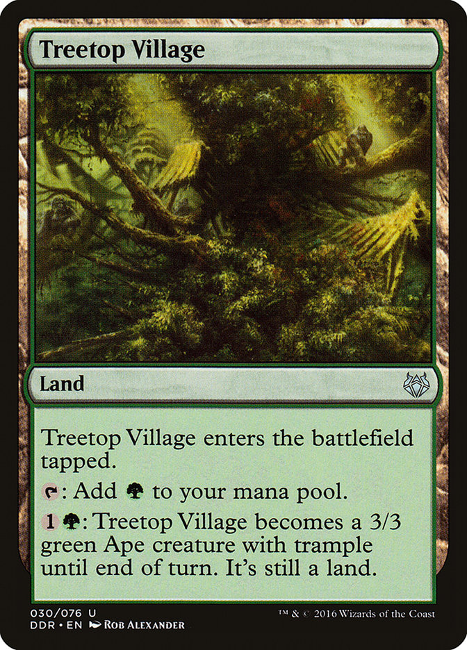 Treetop Village [Duel Decks: Nissa vs. Ob Nixilis] | Good Games Modbury