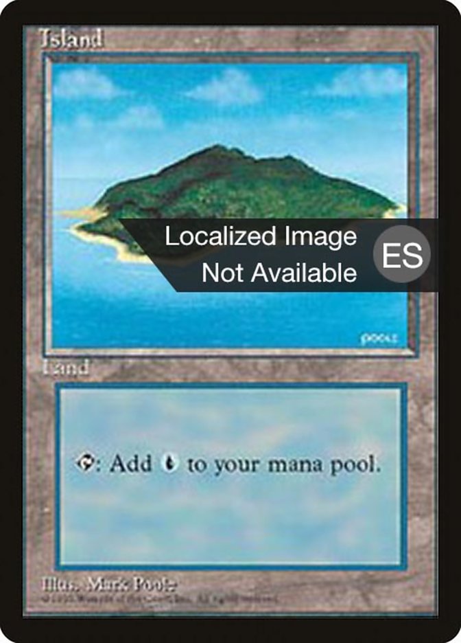 Island (B) [Fourth Edition (Foreign Black Border)] | Good Games Modbury