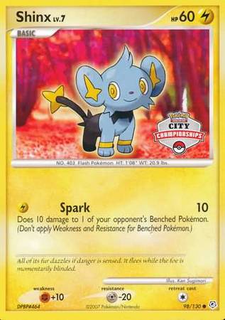 Shinx (98/130) (City Championships Promo) [Nintendo: Black Star Promos] | Good Games Modbury