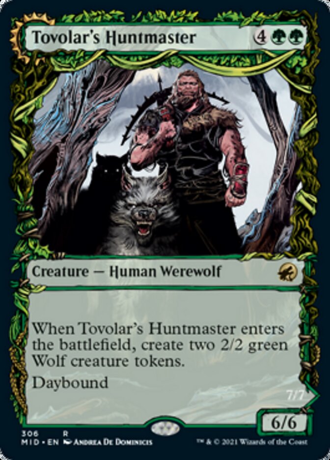 Tovolar's Huntmaster // Tovolar's Packleader (Showcase Equinox) [Innistrad: Midnight Hunt] | Good Games Modbury