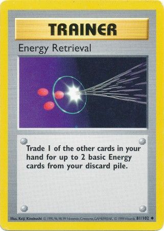 Energy Retrieval (81/102) [Base Set Shadowless Unlimited] | Good Games Modbury
