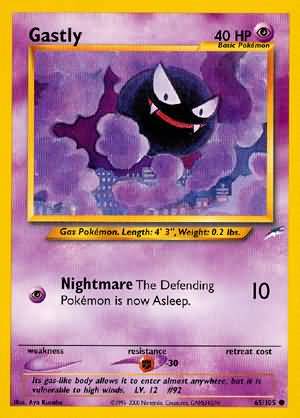 Gastly (65/105) [Neo Destiny Unlimited] | Good Games Modbury