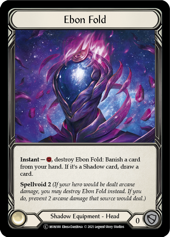 Ebon Fold [U-MON188-RF] (Monarch Unlimited)  Unlimited Rainbow Foil | Good Games Modbury