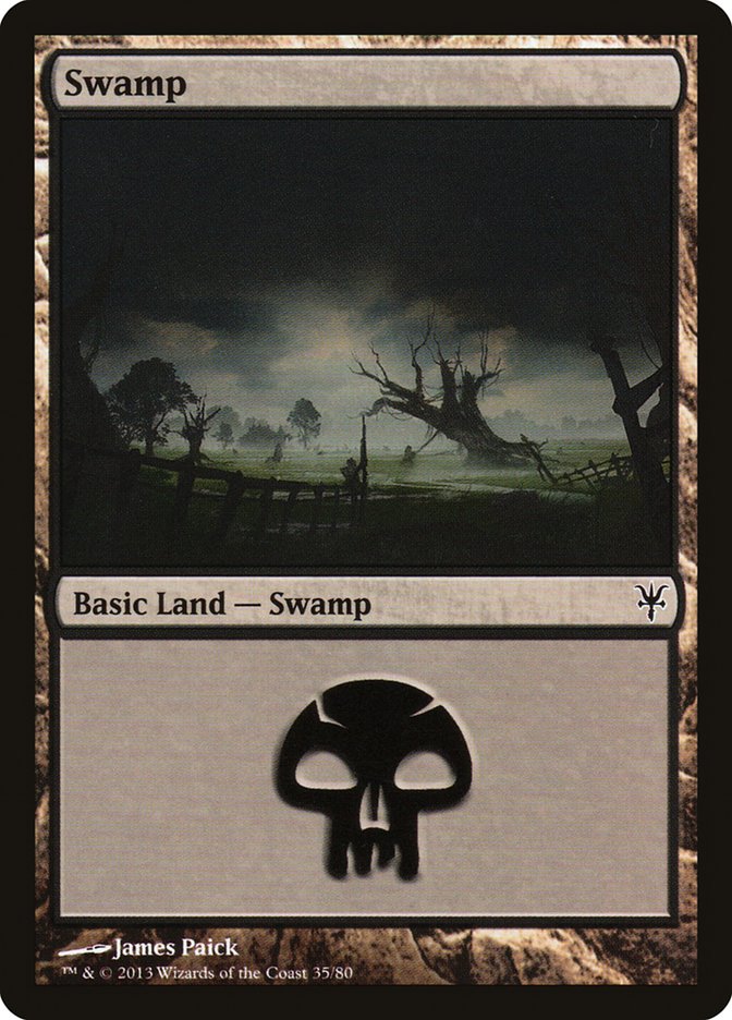 Swamp (35) [Duel Decks: Sorin vs. Tibalt] | Good Games Modbury